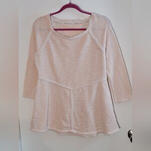Calvin Klein Performance Soft Pink Terry Cloth Type Top